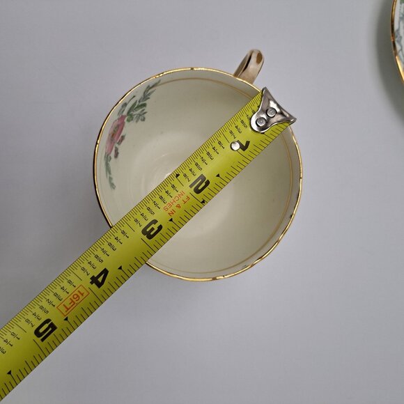 Delphine Wild Rose Teacup and Saucer - Picture 3 of 14